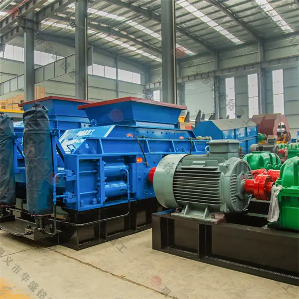 液壓對輥破碎機輕松破碎石灰石、石膏、硬質頁巖